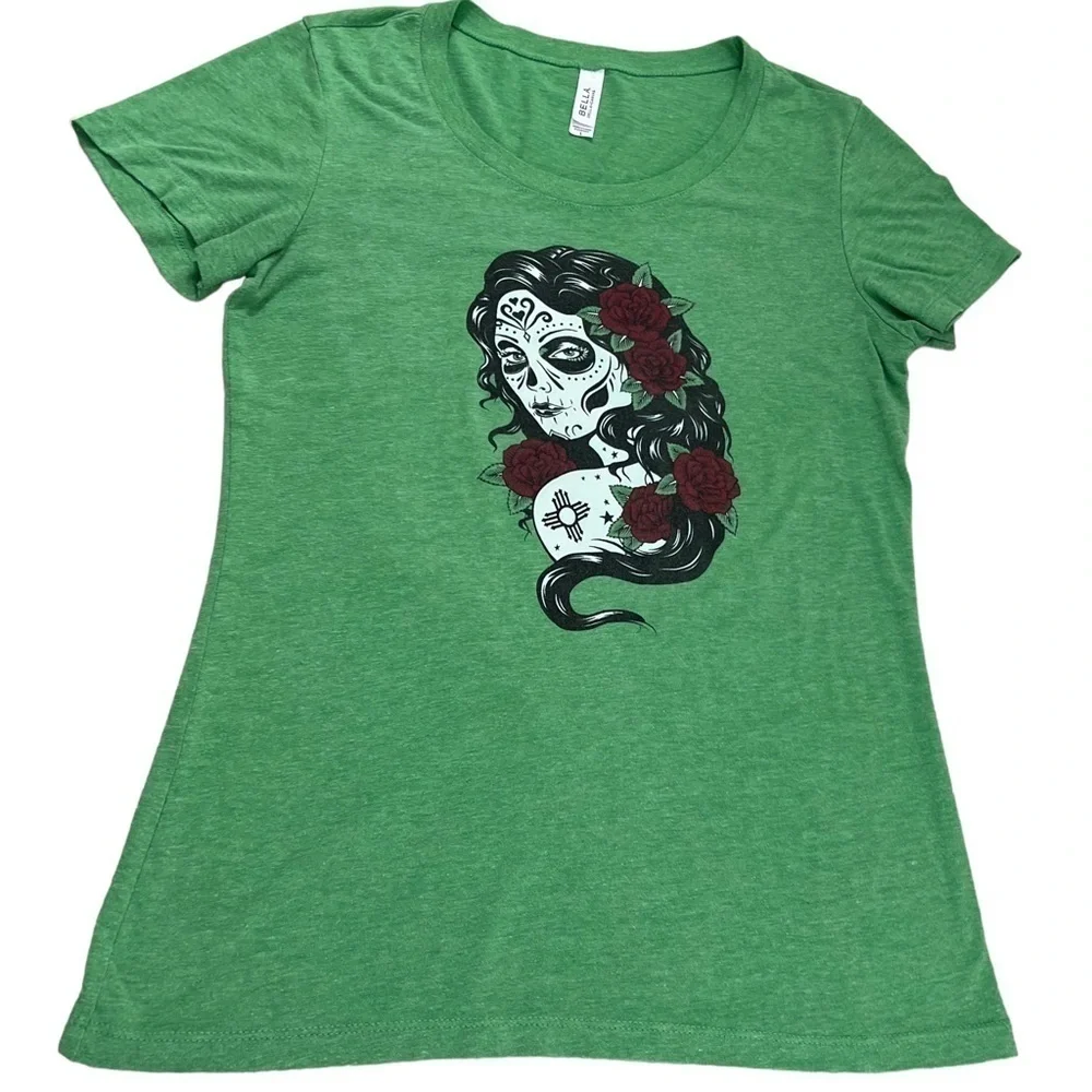 La Muerta Women's T Shirt Tee Short Sleeve